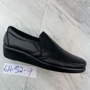•SAS Tripad Comfort Womens Shoes Black Leather Moc Loafers Flats 6 Narrow